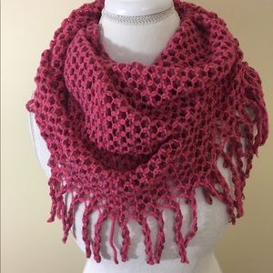 Infinity Tube Scarf Pink and Purple